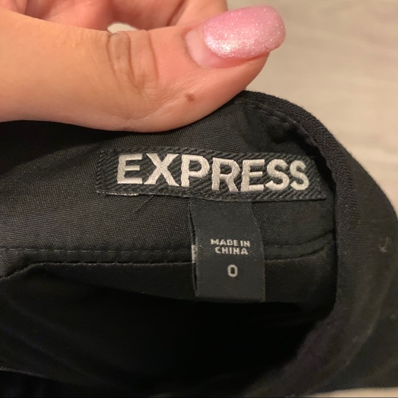 Express Black Mini Skirt - Picture 2 of 3